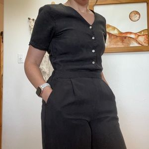 Black modest jumpsuit